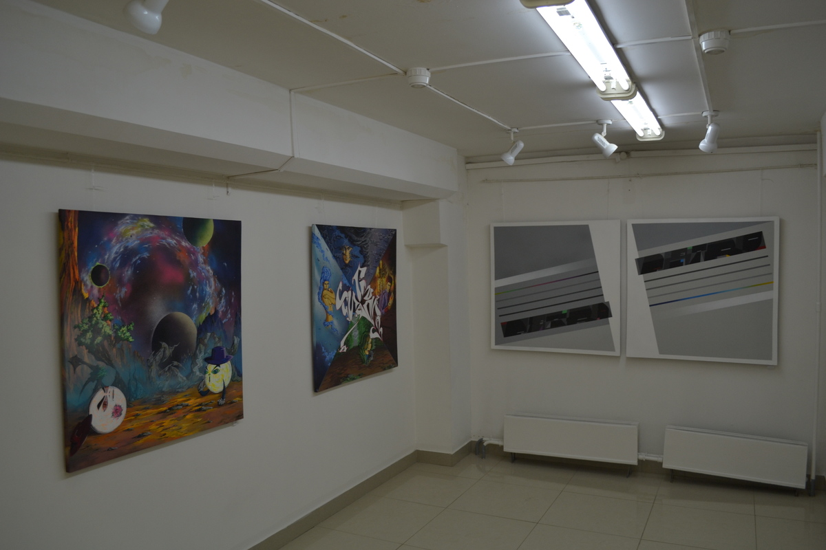 Работы Petro и Sugar в экспозиции выставки «Инновационное искусство»