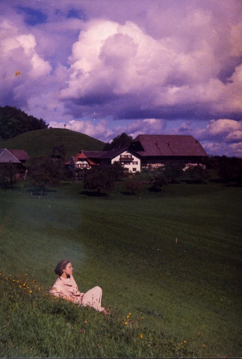Елена Ковылина в Циммервальде, Швейцария