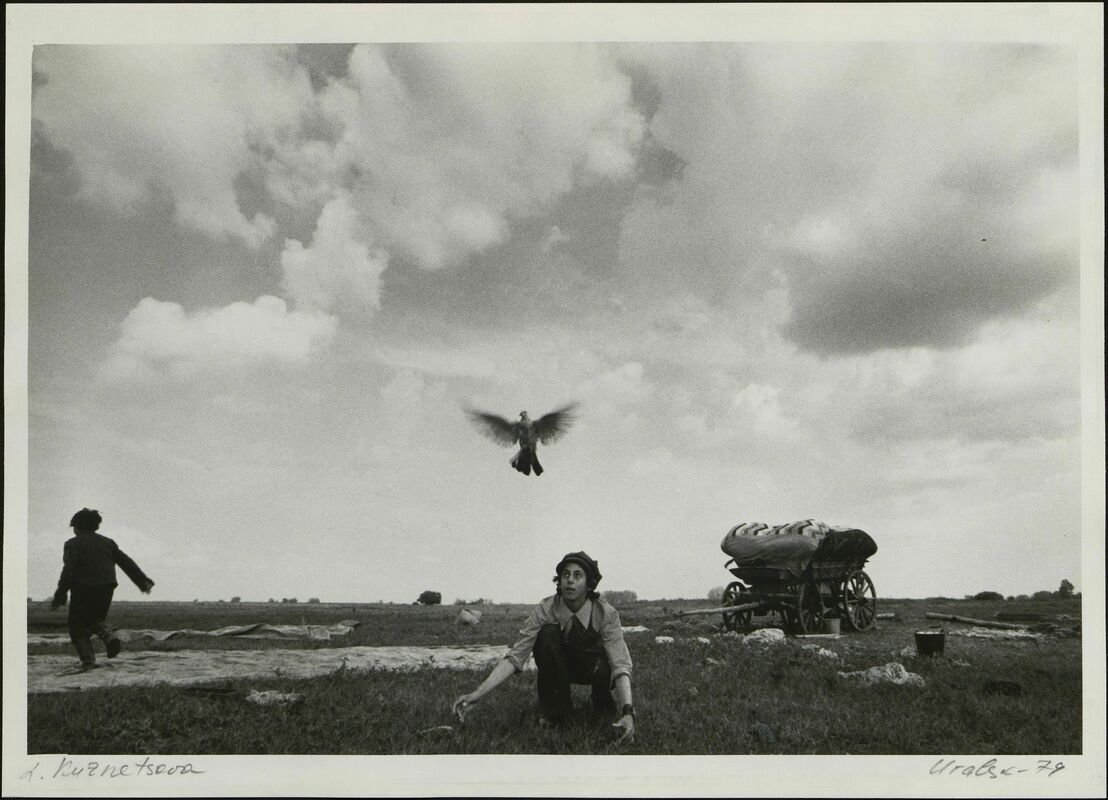 Ljalja Kuznetsova. A Boy Releasing a Dove. From the series 'Gypsies of Uralsk', 1979