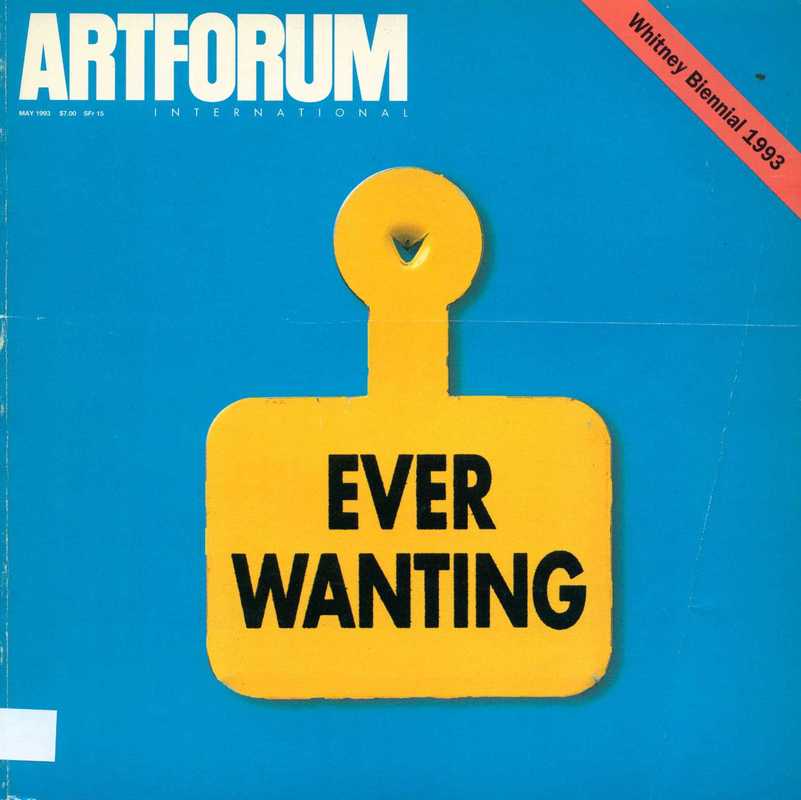 Artforum International. — 1993. V. 31 no. 9