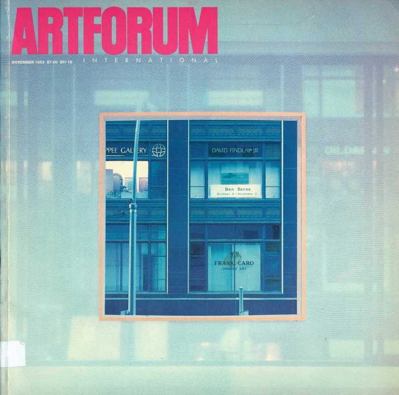 Artforum International. — 1993. V. 32 no. 3