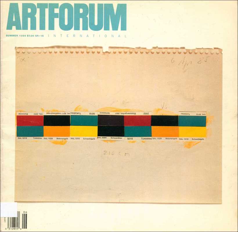 Artforum International. — 1994. V. 32 no. 10