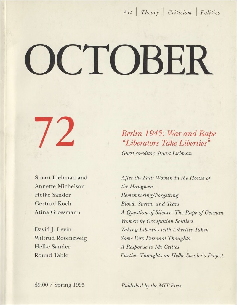 October. — 1995. no. 72 (72)