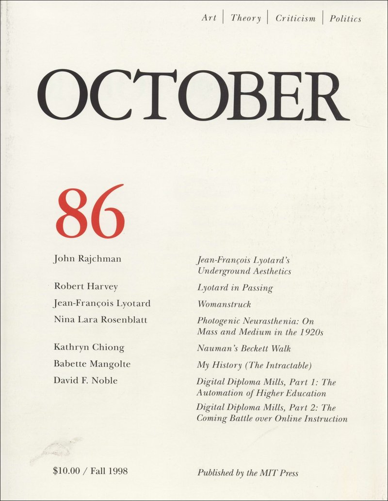 October. — 1998. no. 86 (86)
