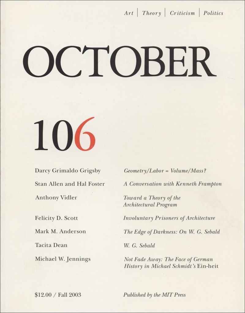 October. — 2003. no. 106 (106)