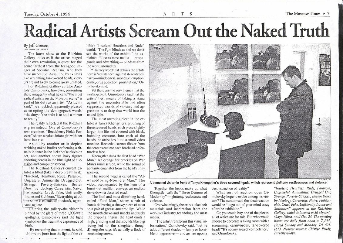 Radical Artists Scream Out the Naked Truth