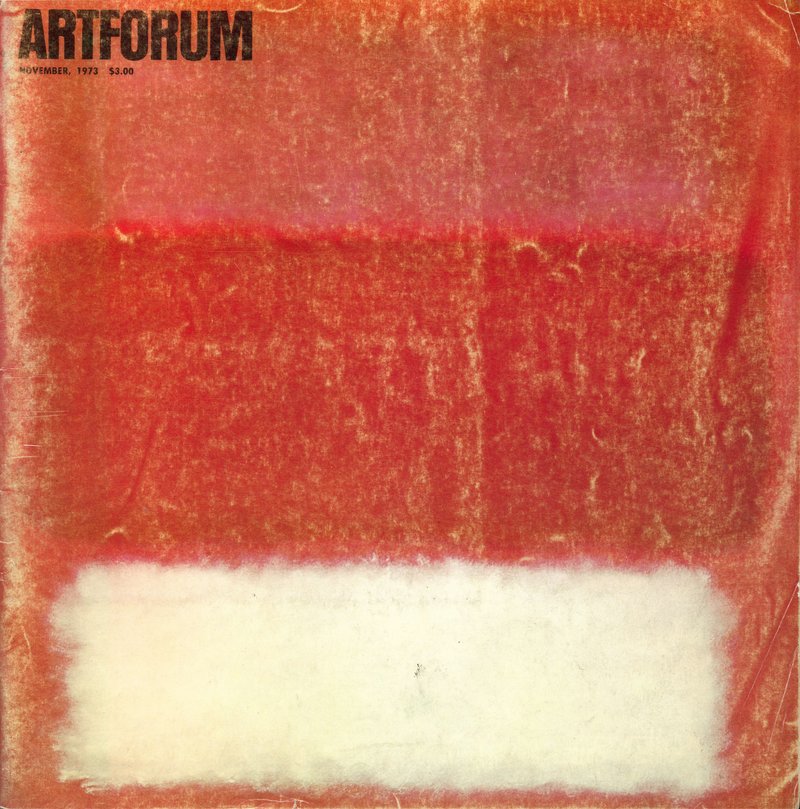 Artforum International. — 1973. V. XII no. 3