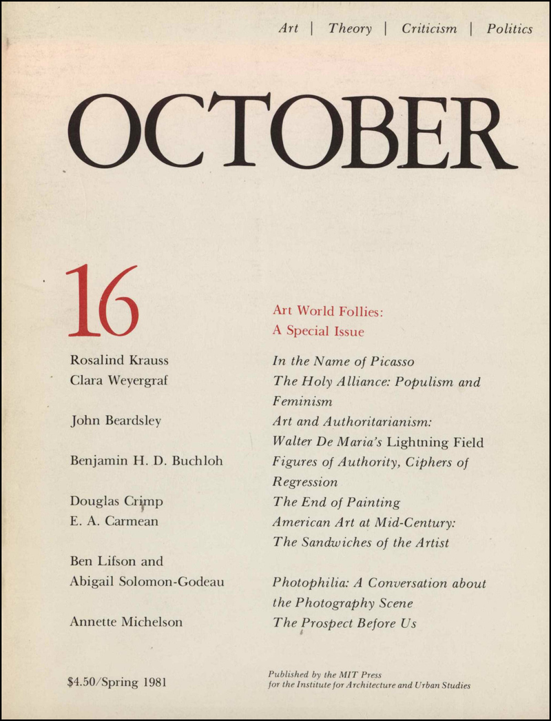 October. — 1981. no. 16