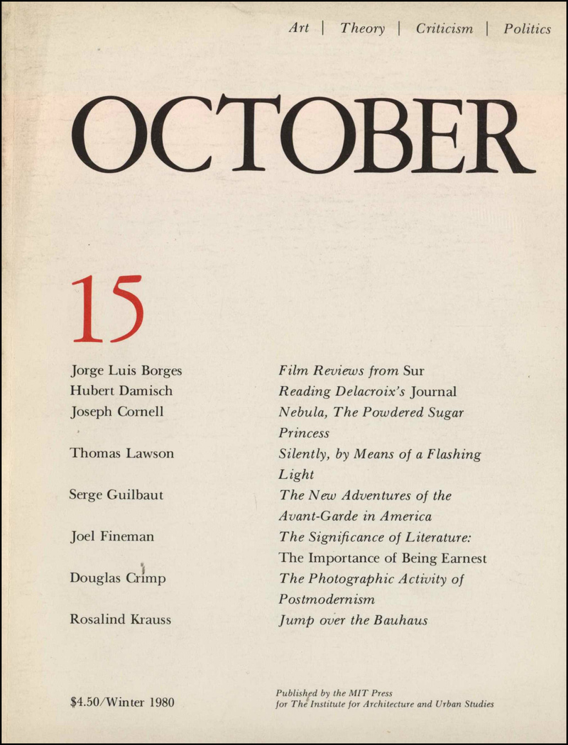 October. — 1980. no. 15