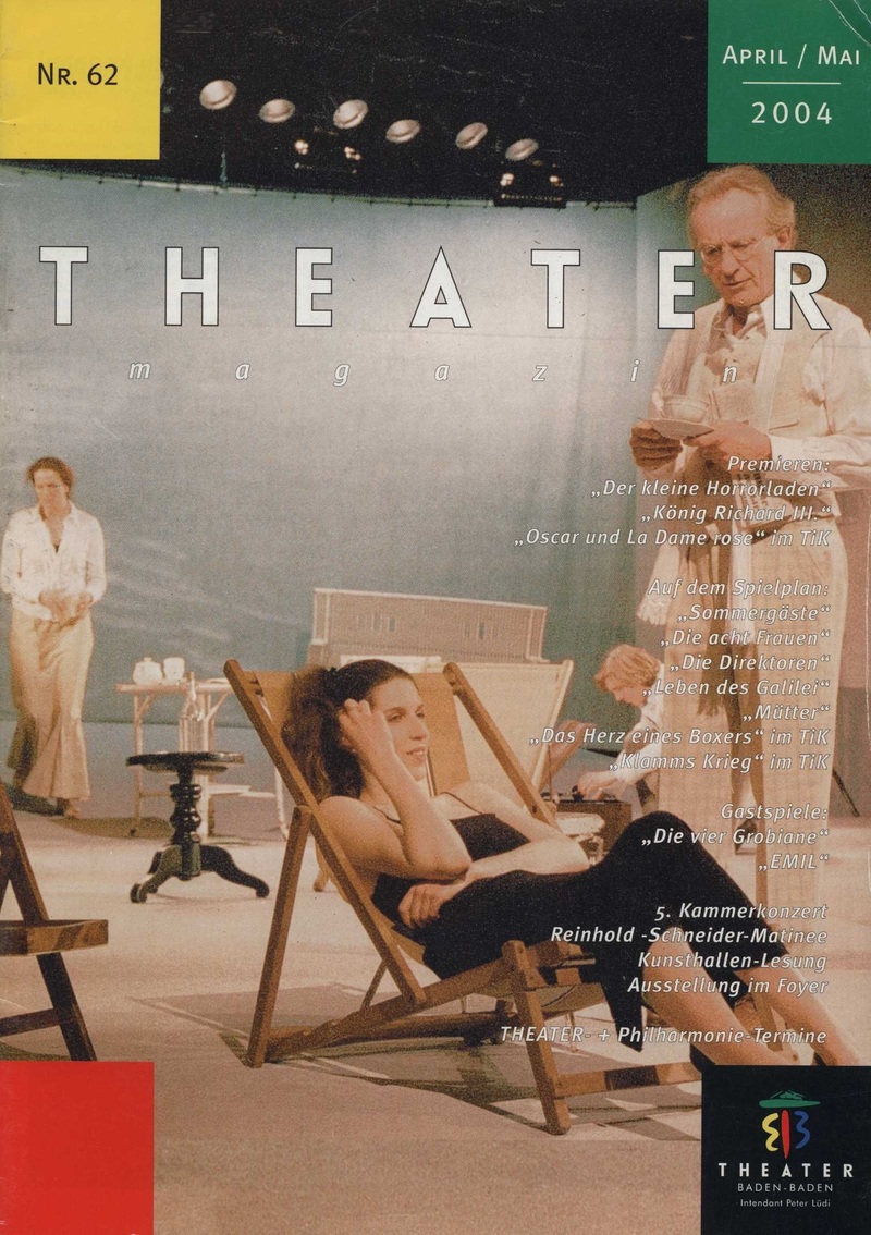 Theater Magazin. — 2004. no. 62