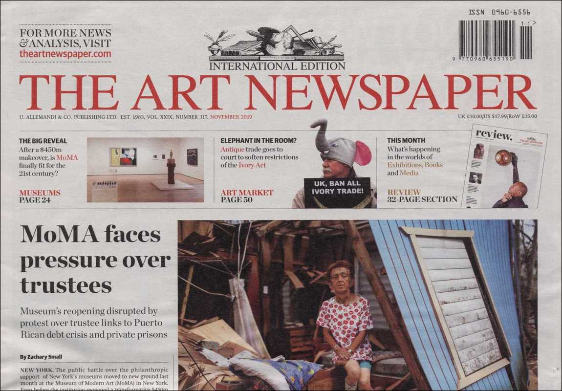 Art Newspaper, the. — 2019. V. XXIX no. 317