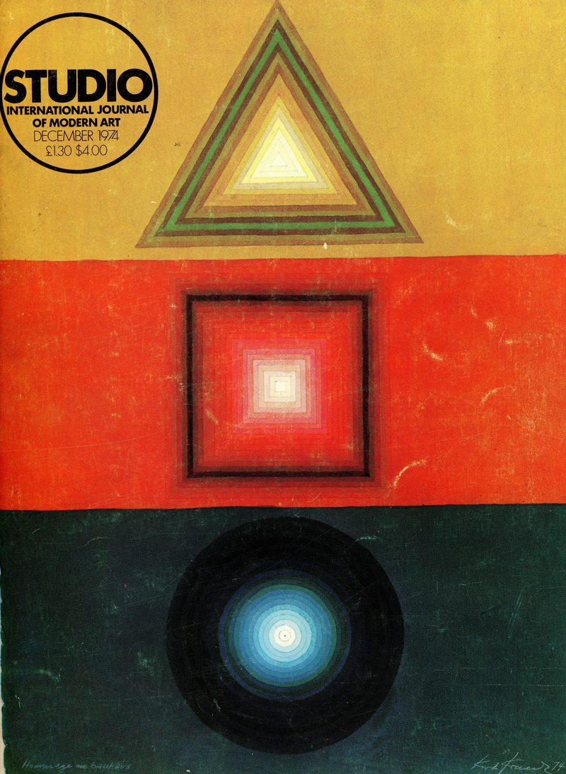 Studio International. — 1974. V. 188 no. 972