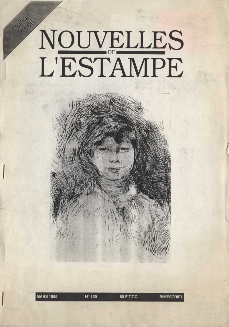 Nouvelles de l'estampe. — 1995. no. 139