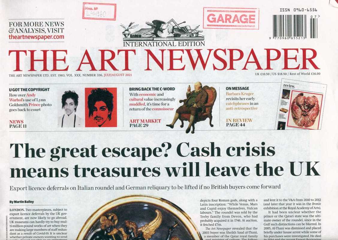 Art Newspaper, the. — 2021. no. 336