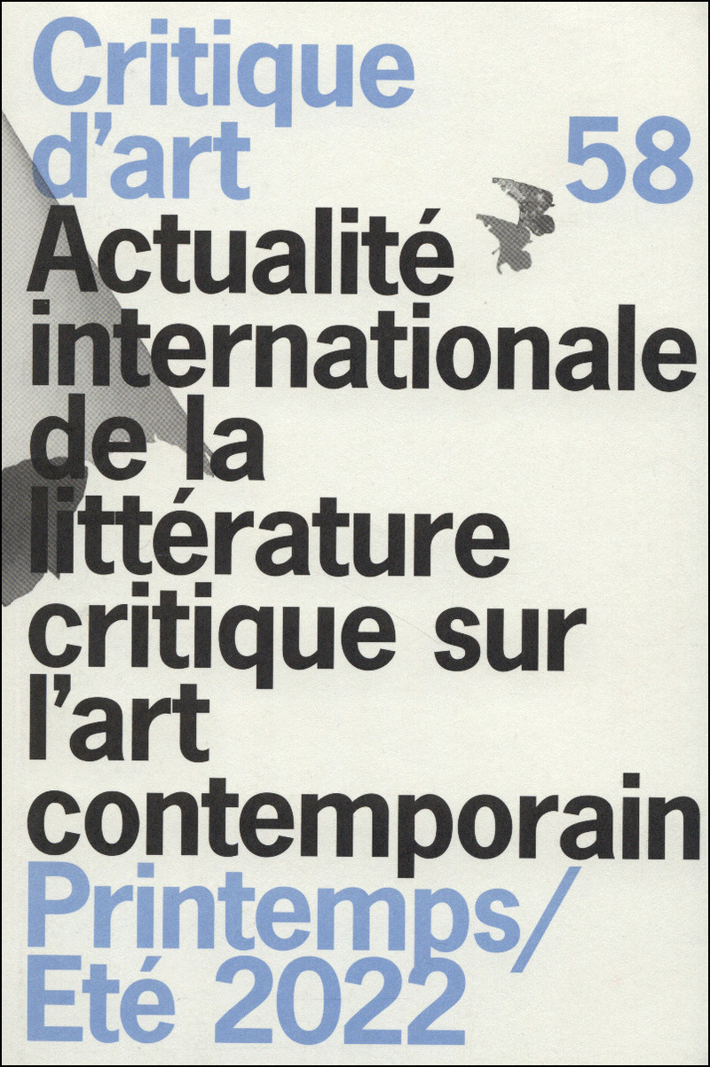 Critique d'art. — 2022. no. 58