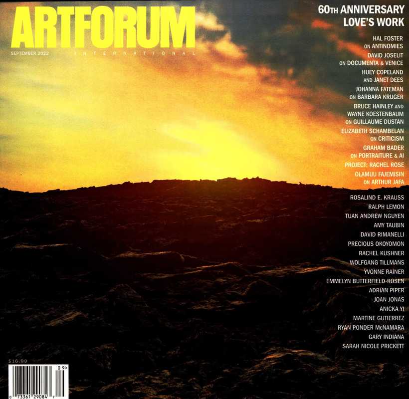 Artforum International. — 2022. V. 61 no. 1