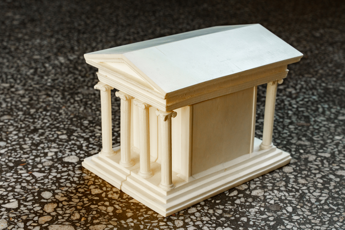 Tactile model of the Temple of Athena Nike