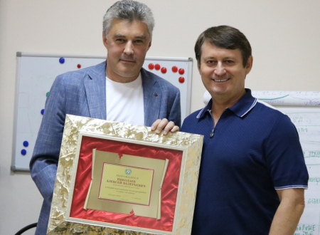 Московская федерация футбола поздравила Алексея Николаева с 50-летием!