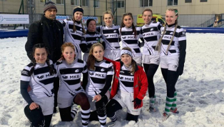 Завершился Кубок России по регби на снегу 2023 среди женских команд