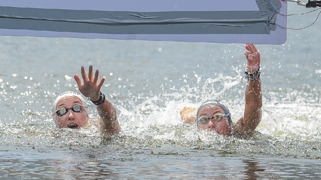 Всероссийские соревнования по плаванию на открытой воде 2022. Засечное