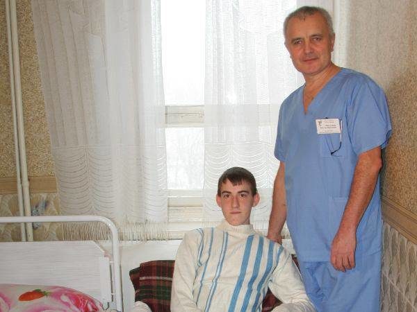 Сергей Башаев и его врач Вячеслав Симаганов